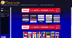 Desktop Screenshot of livegoal.de
